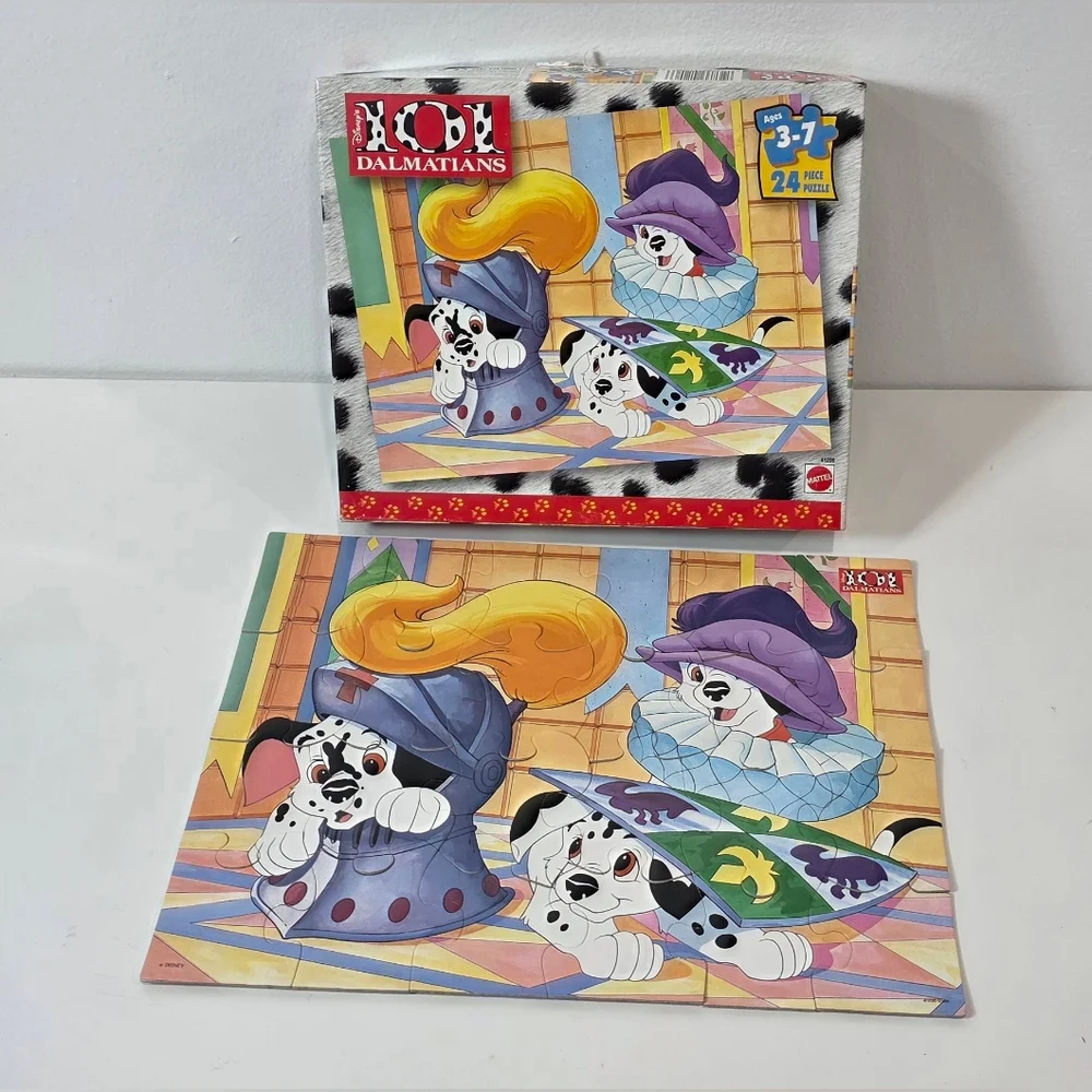 💙Vintage Mattel 1996 Disney 101 Dalmatians 24 Piece Puzzle